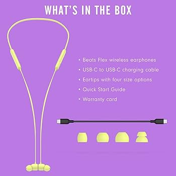 Amazon.com: Beats Flex Wireless Portable Bluetooth Earbuds